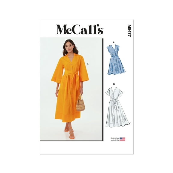 McCall's Sewing Pattern 8477 - Misses' Tops, Size: K5 (8-10-12-14-16)