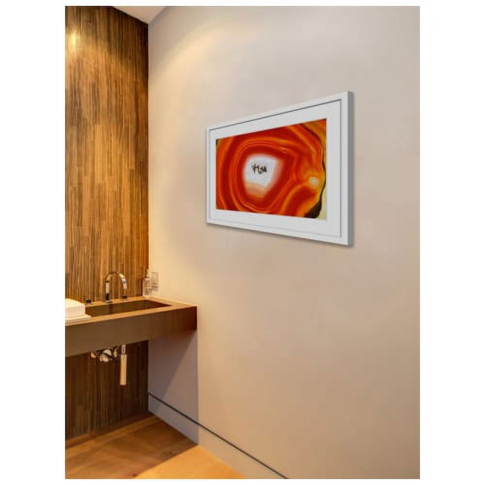 "Mineral Flame" Framed Painting Print