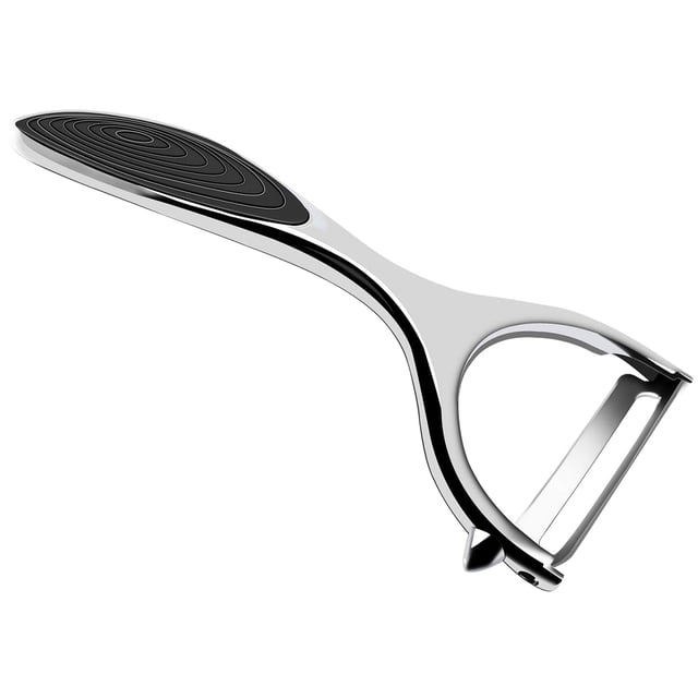 1PC Household Kitchen Gadget Zinc Alloy Peeler Multifunctional Vegetable Fruit Peeler (Silver)
