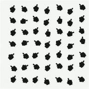 Party Pop Confetti Blast - 100 Pieces of Black Glitter Paper Scatter for Funny Themed Adult Birthday Party Decor and Hand Smash Cake Decoration. Ultimate Party Supplies!