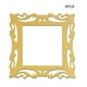 thumbnail image 2 of Paquete de 5 espejo de oro Etiqueta de pared EUROPEO Modelo Curva Superficie lisa Efecto reflexivo Decoración para baño Sala de estar tholdsy HA028530-00, 2 of 7