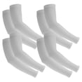 thumbnail image 1 of Uxcell 8 pares de mangas para brazos, protección solar, mangas de enfriamiento para deportes, senderismo, ciclismo, gris, 1 of 1