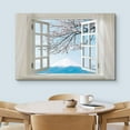 thumbnail image 3 of wall26 - Glimpse into Cherry Blossom with Mountain Fuji from Afar out of Open Window | Modern Wall Decor/Home Decoration Stretched Gallery Canvas Wrap Giclee Print &amp; Ready to Hang - 36" x 48, 3 of 5