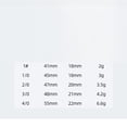 thumbnail image 3 of Weighted Swimbait Hooks, Heads with Lock, Soft Plastic Worm Fishing Hooks 1/0 2/0 3/0 4/0 5/0, 3 of 5
