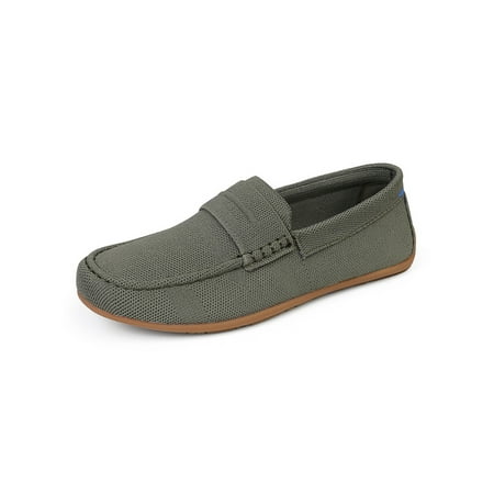 

Sanviglor Men Loafers Slip-ons Flats British Casual Shoe Daily Nonslip Lightweight Moccasins Comfort Flat Walking Shoes Olive Green 10.5