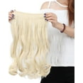 thumbnail image 2 of SAYFUT 24"-29" Curly Clip in Synthetic Hair Extensions, Style T5C-C, 3/4 Full Head One Piece 5 Clips, 2 of 5