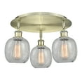 thumbnail image 4 of Innovations Lighting - Belfast - 3 Light Flush Mount In Industrial Style-9.5, 4 of 5