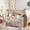 Gray, variant on HOOBRO 39.4" Storage Chest Retro Toy Box Organizer with Safety Hinge Rustic Brown