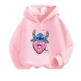 thumbnail image 4 of Sudadera con capucha para niños, jersey de moda Kawaii con estampado de Stitch, dibujos animados de Anime y Manga, ropa informal de otoño para niñas y niños, 4 of 5
