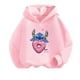 thumbnail image 4 of Sudadera con capucha para niños, jersey de moda Kawaii con estampado de Stitch, dibujos animados de Anime y Manga, ropa informal de otoño para niñas y niños, 4 of 5