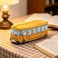 thumbnail image 6 of Gumesh Plush Cartoon Makeup Bag - Multiuse Soft Fuzzy Cosmetic Pouch for Women, Large Travel Toiletry Bag, Cute Pencil Case, Gift Idea (Yellow), 6 of 6