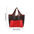 thumbnail image 6 of Bags Large Reusable Shopping Bags Recycled Eco Friendly Heavy Duty Foldable Groceries Tote Bag Portable Home Essentials Recycle Shopping Bags,Oxford cloth,Red, 6 of 6
