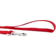 thumbnail image 3 of GHSDFBB Strong Durable Nylon Dog Training Leash, Traction Rope, 4/5/6 Feet Long, 3/4 Inch 1 Inch Wide, for Small and Medium Dogs (1''x4 FT, Red), 3 of 4