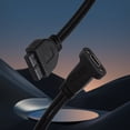 thumbnail image 1 of Cable De Extensión Cable adaptador USB 3,0 de 19 pines hembra a tipo C hembra, convertidor de USB-C útil, 50cm, 1 of 7