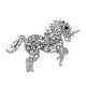 thumbnail image 2 of Broche de animal con diseño de cristal transparente y diamantes de imitación, ideal para bodas y fiestas. Blanco, 2 of 9