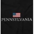 thumbnail image 2 of Pennsylvania Pride American Flag PA Plus Size Crewneck Graphic Tee Shirt Brisco Brands 2X, 2 of 5