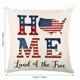 thumbnail image 3 of Funda de almohada decorativa de lino para el Día de la Independencia de EE. UU. | Funda de cojín patriótica con diseño de bandera | Decoración para el hogar: sofá, sillón, cama, sala de estar., 3 of 8