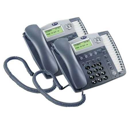 Refurbished AT&T 945 4-Line Speakerphone w/ Intercom & Expandable Up To 16 Stations (2 (Best Two Line Business Phone)