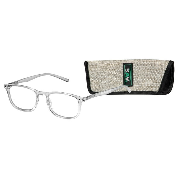 SAV Eyewear SAV Tri-Focus  1.50 Reading Glasses Blue/Clear (E2305) E2305-150-000
