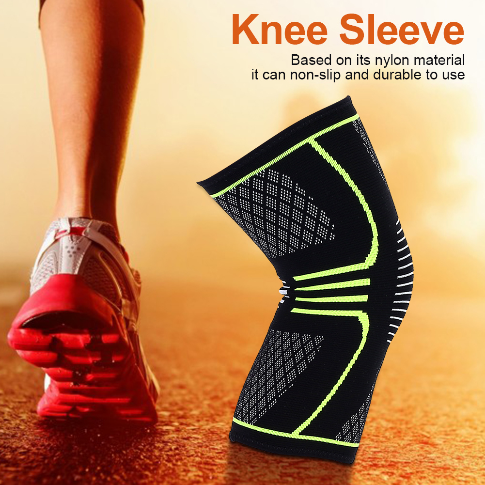 Qiilu Knee Sleeve Protector, Knee Sleeve,Breathable Weaving Sleeve