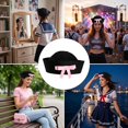 thumbnail image 4 of Hsqqdc Sweet Bow Sailor Hat, Navy Yacht Cap Simple Style for Nautical Events, 4 of 7