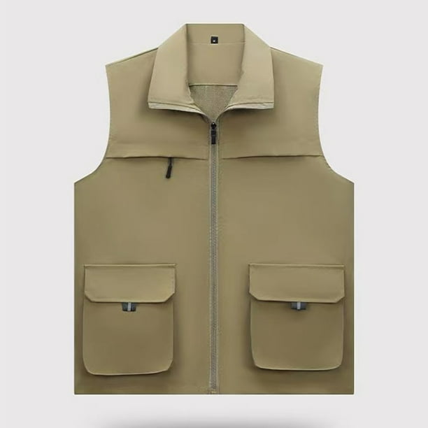 TaTaai Breathable Women Collared Vest Jacket Fishing Hiking Travel Outdoor Lightweight Quick Drying Machine Washable No Fading Sports Casual Daily Wear Top Gift