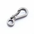 thumbnail image 1 of Clip Mousqueton Clé, Noir Mini Ressort Clips Crochet Fort 3cm pour Porte-Clés Parachute Cordon, 1 of 8