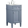 thumbnail image 4 of 18 in. Single Bathroom Vanity set in grey, 4 of 18