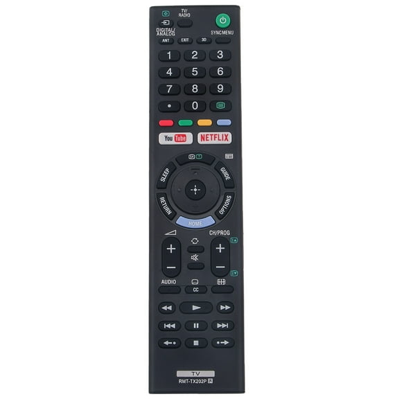 RMT-TX202P Replaced Remote for Sony TV Models KLV40W562D KLV49W752D KDL-32W600D KLV-40W562D KLV-49W752D KDL32W600D