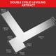 thumbnail image 3 of 90 Degree Right Angle Leveling Tool Stainless Steel Corner Edge Level Scraper Multifunctional Edge Leveler, 3 of 5