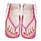 thumbnail image 5 of Chanclas 3D, calcetines divertidos para mujer y niña, calcetines con estampado, pantuflas personalizadas novedosas estilo A, 5 of 9