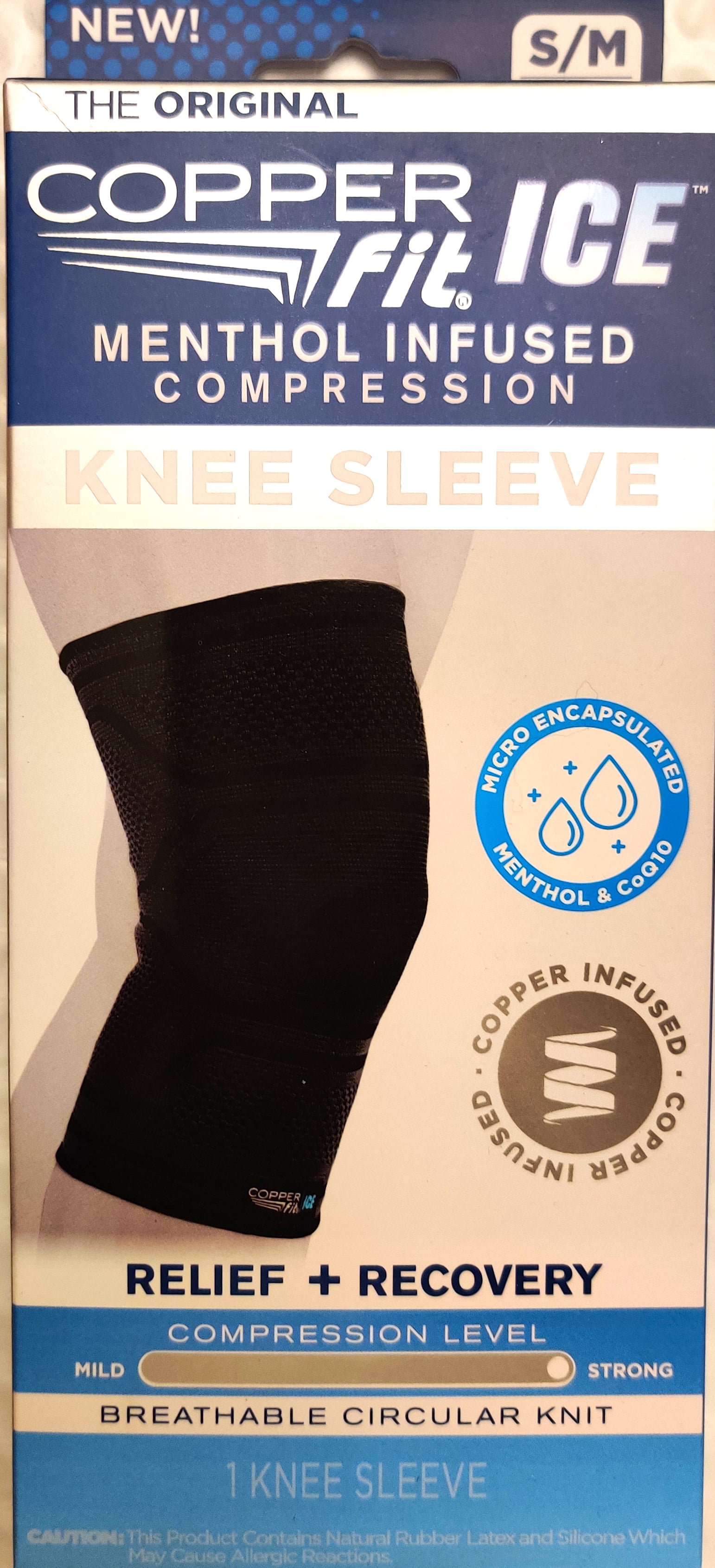 Copper Fit Menthol Infused Compression Ice Knee Kuwait