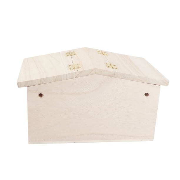 Nidos Para Pájaros, Caja Nido Para Pájaros, Puerta De Dos Orificios, Resistente Y Duradera, Duradera Para Pájaros Y Loros