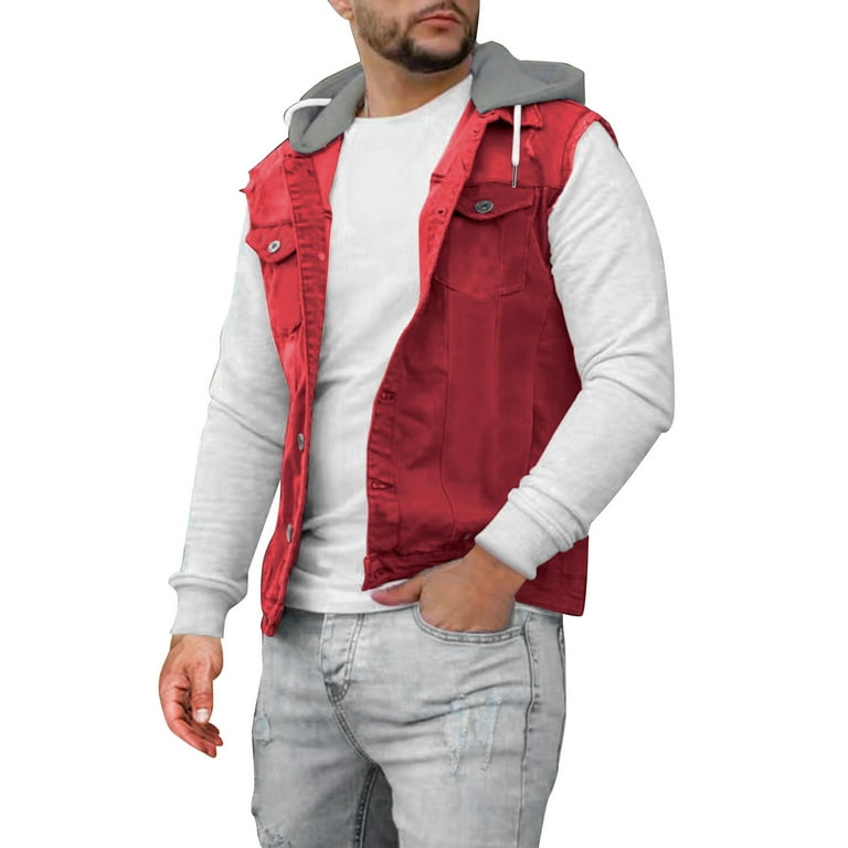 Leisure Pure Color Single Row Buckle Hooded Overcoat Leisure Pure Color Single Row Buckle Hooded Overcoat