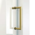 thumbnail image 3 of DreamLine Mirage-X 56-60 in. W x 72 in. H Frameless Sliding Shower Door in Brushed Gold, 3 of 5