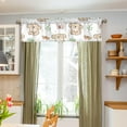 thumbnail image 5 of Coolnut Cute Koala Valance Faux Linen Small Window Curtains Short Rod Pocket Valances for Kitchen, Living Room, Bathroom, Modern, 54" L x 18" W Home Decor, 5 of 6