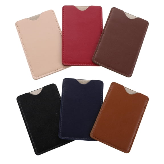 MOKKHNB Blocking Card Wallets Assorted Color for Secure Id and Bank Cards 6Pcs