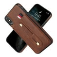 thumbnail image 4 of for iPhone XS/X Case, Lightweight Premium PU Leather iPhone XS/X Wallet Case with Card Holders Protective Case for iPhone XS/X Adjustable Stand,Brown, 4 of 7