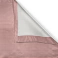 thumbnail image 6 of Ambesonne Checkered Valance & Curtain, Traditional Gingham, 55"x24", Coral White, 6 of 7