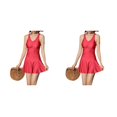 thumbnail image 1 of Toystoory Traje de baño de poliéster de secado rápido y transpirable para mujer para nadar traje de baño modesto duradero para mujer playa Type4 NO4, 1 of 6