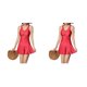 thumbnail image 3 of Eigraketly Traje de baño duradero y de secado rápido para mujer, traje de baño de poliéster transpirable, traje de baño modesto para mujer, Type7 NO7, 3 of 6