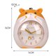 thumbnail image 3 of Reloj Despertador Para Niños, Función De Repetición, Reloj De Hámster De Dibujos Animados Con Luz Nocturna, Reloj Despertador De Aprendizaje Para Niños Y Niñas seitruly FN007066-01, 3 of 6