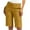 Yellow, variant on uublik Golf Shorts for Women Casual Elastic Waist Shorts High Waisted Wide Leg Lightweight Hiking Shorts Blue