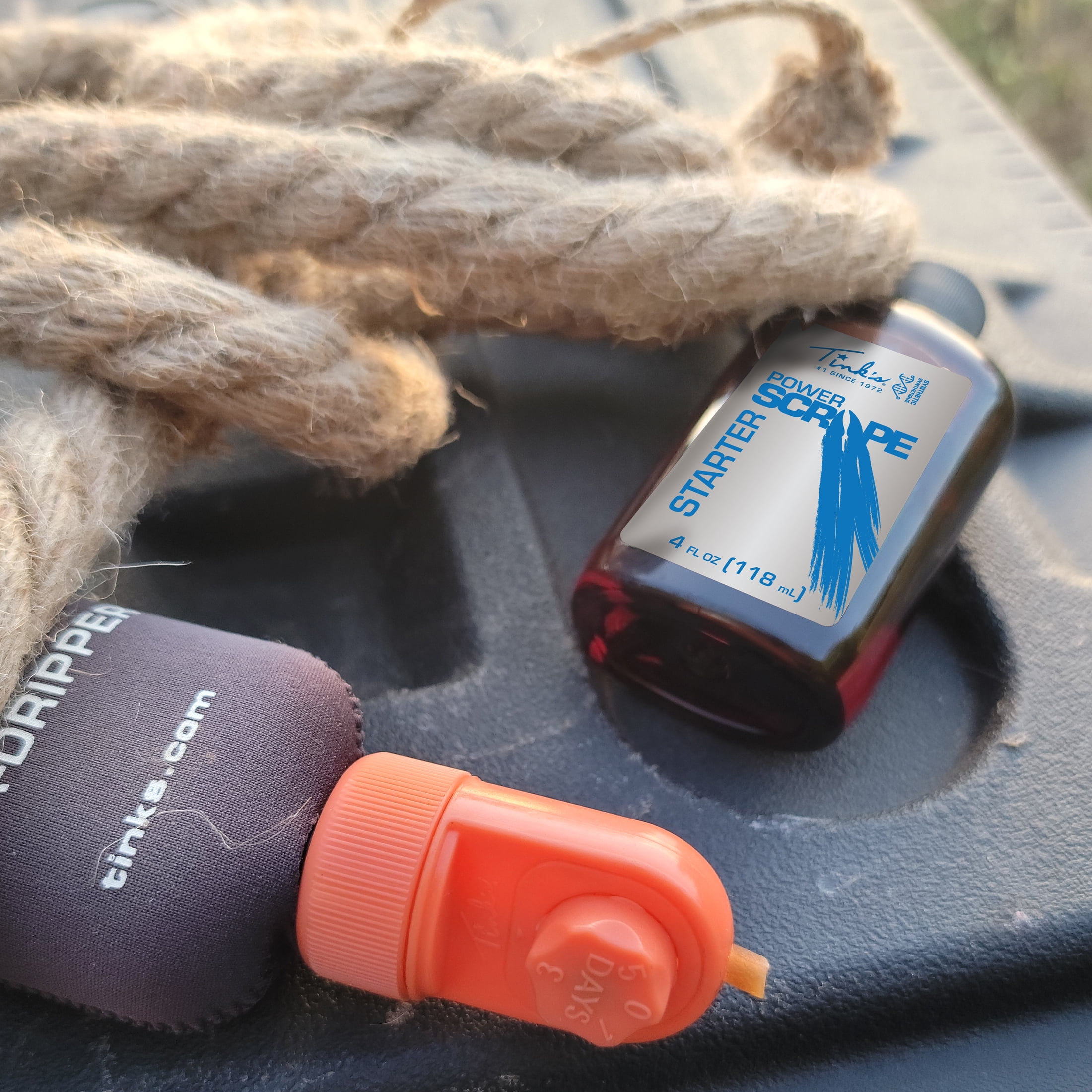 Tink's® Dial-A-Dripper Mock Scrape Starter Kit with two 4 oz