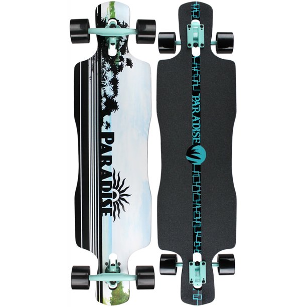 Paradise Longboard Black Ocean 10.25" x 41"