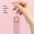 thumbnail image 2 of 130 dB Personal Alarm Pull Point Siren Ring Outdoor Sports Camping Security Survival Self Defense Tools Key Chain For Women Black, 2 of 7
