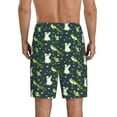 thumbnail image 4 of Lsque Green Frogs Mens Sleep Pajama Shorts,Short Pajama Pants, Cotton Ultra-Soft Knit-Medium, 4 of 9