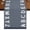 Gray, variant on Black Letters Burlap Cotton Table Runner 13x48 Inches Long, Modern Minimalist Style Beige Farmhouse Table Runners, Outdoor Dining Tablecloths Decor for Baby Shower/Party/Wedding