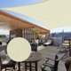 thumbnail image 4 of Yescom 2 Packs 16'x16' 97% UV Block Square Sun Shade Sail Beige Top Canopy Outdoor Patio Pool Garden, 4 of 9
