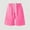 Hot Pink, variant on Jacenvly New Young Adult Shorts Women Solid Color Casual Drawstring Sports Shorts with Pocket Soft Satiny Elastic High Waistleisure Athletic Shorts Women Black